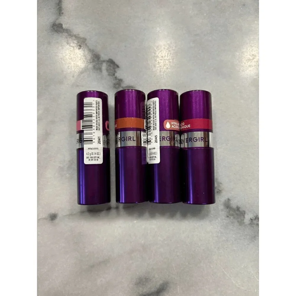 Covergirl Simply Ageless Moisturizing Lipsticks Lot of 4